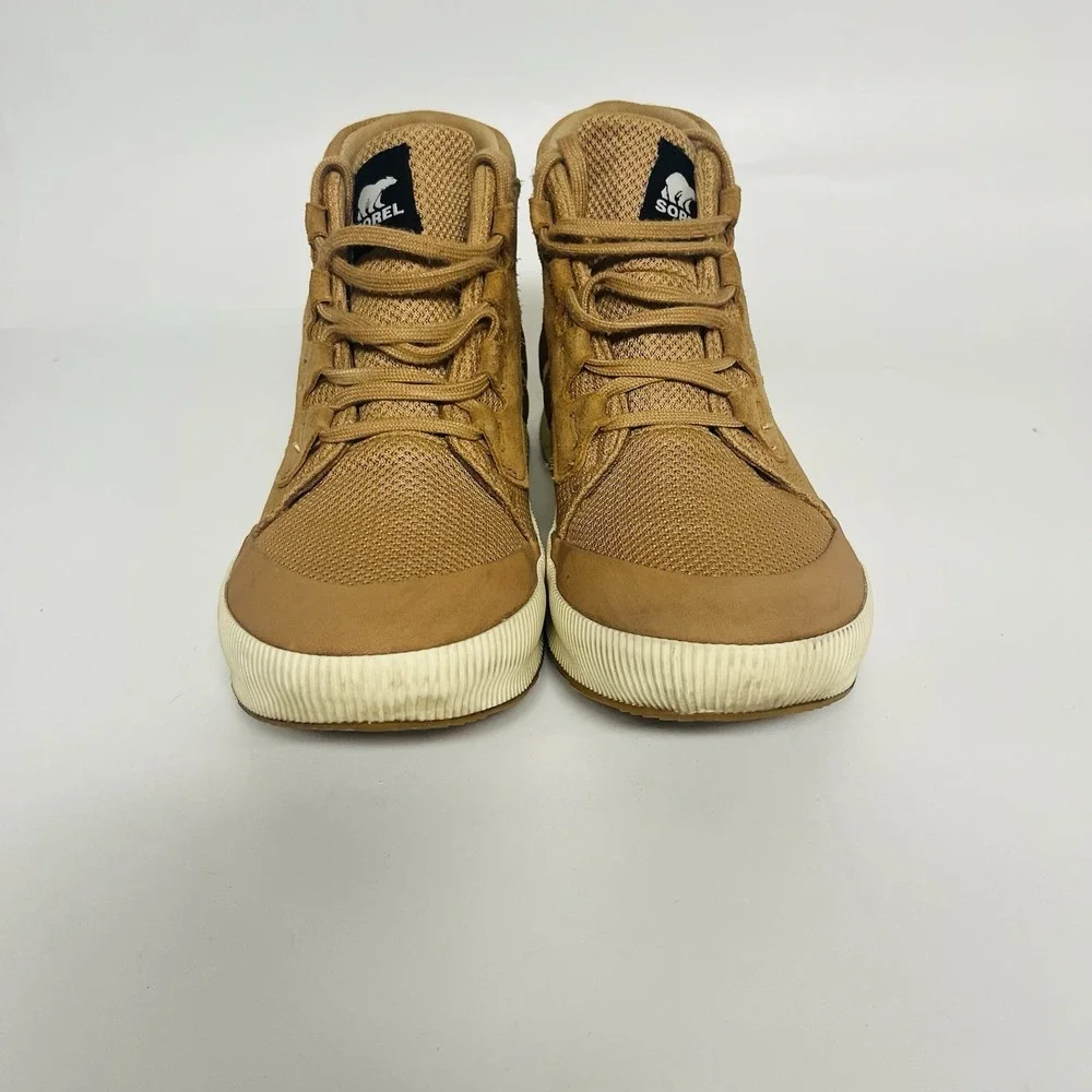 Sorel Out N About III Mid Sneakers Women's Tawny Buff Round Toe Waterproof - 11‎
